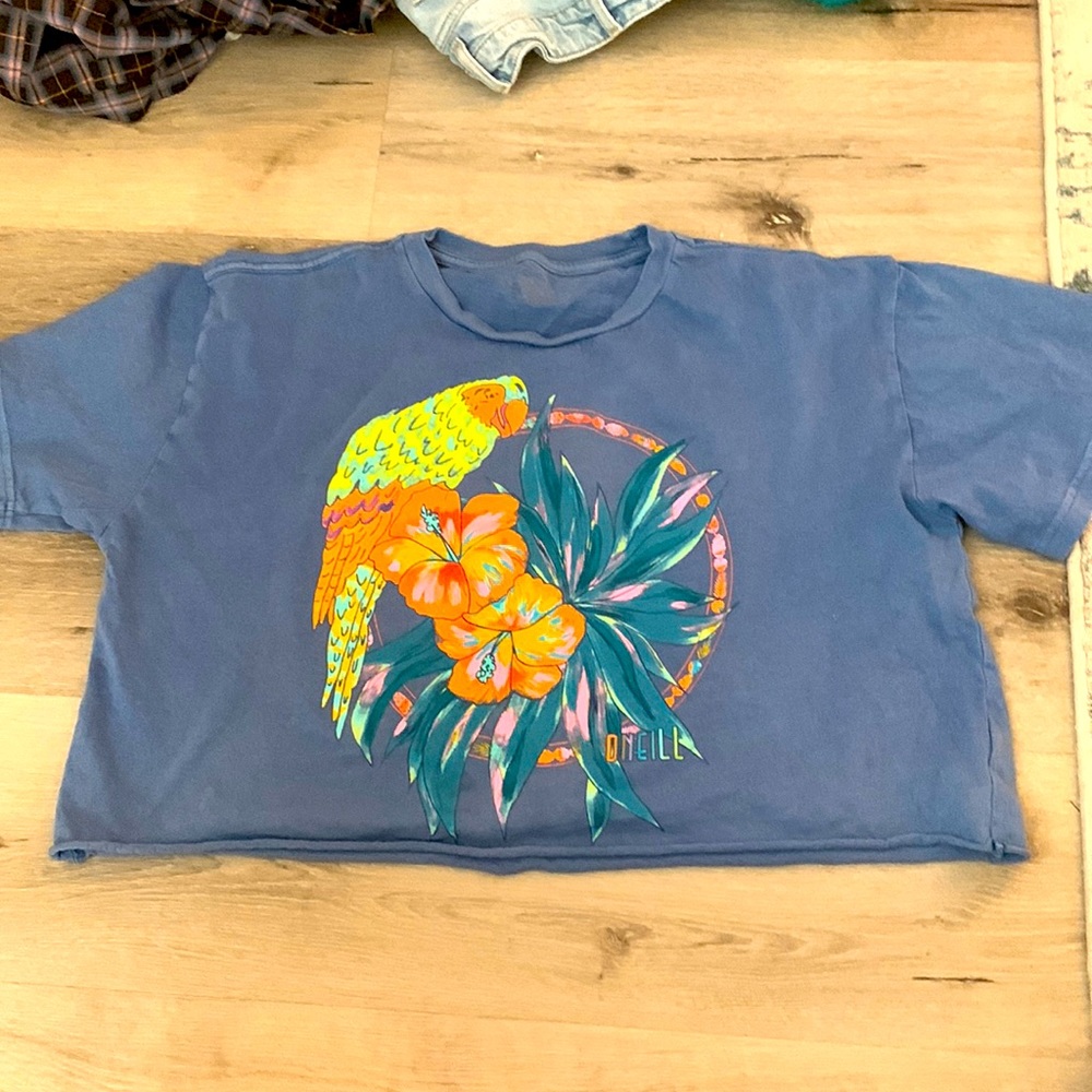 O’Neill cropped oversized shirt